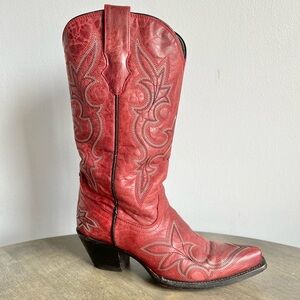 Corral Red Heeled Boots
